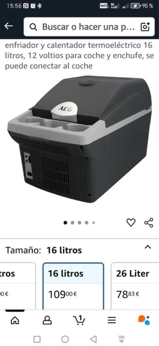 Nevera Coche AEG 16L