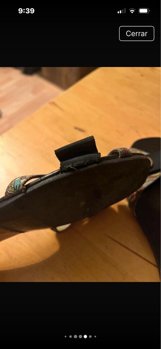 Sandalias Etro planas negras y multicolor