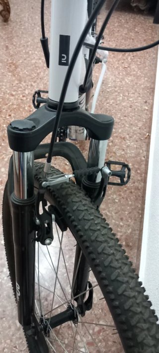 Bicicleta Rockrider EXPL 50 Adulto Talla M Blanca