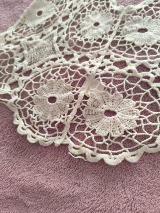 Chaleco crochet blanco