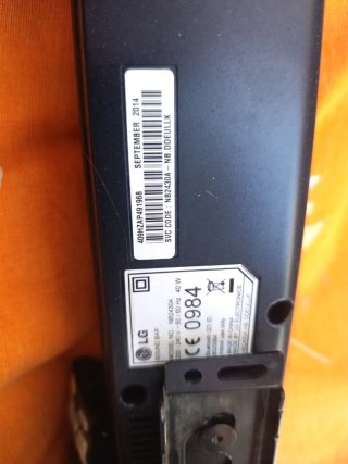 Barra de Sonido LG Negra