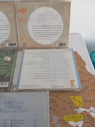 CDs Relajantes: Meditación, Tai Chi, Piano, Jazz