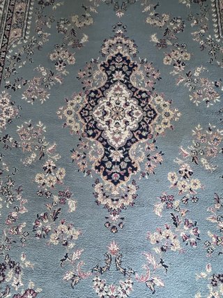 Alfombra Oriental Vintage Grande Gris Morado