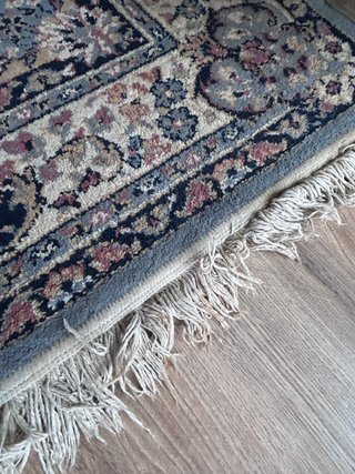 Alfombra Oriental Vintage Grande Gris Morado