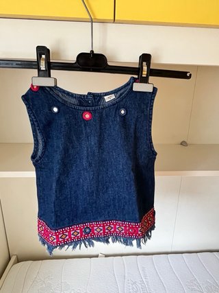 Completo bambina 8 anni: vestito e pantalone