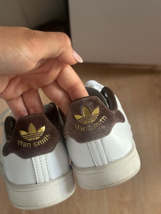 Adidas Stan Smith Marrón y Blanco ante
