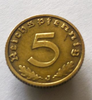 Lote 3 monedas época nazi