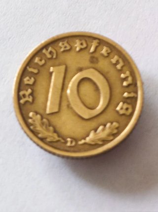 Lote 3 monedas época nazi