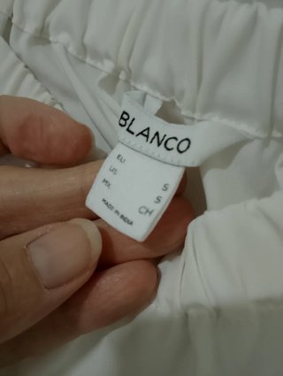 Blusa Blanco Talla S Hombros Descubiertos