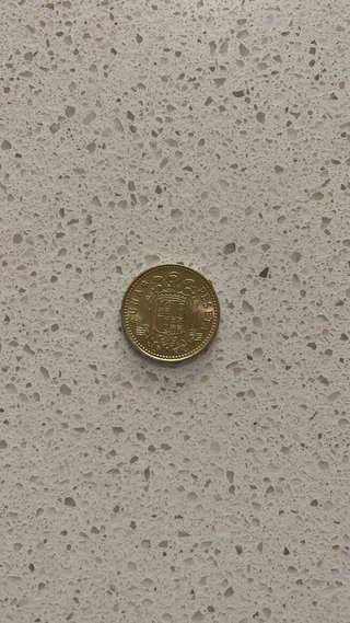 Lote 694 monedas de 1 peseta Juan Carlos I 1975 –