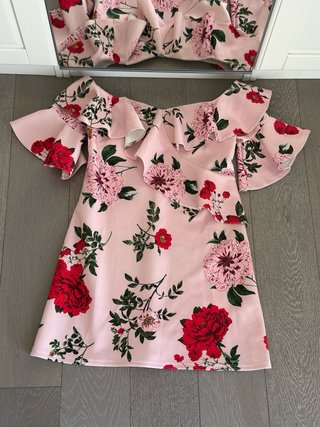 ASOS Abito floreale rosa