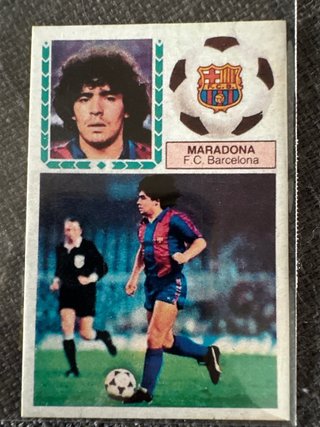 Cromo Maradona FC Barcelona 83/84 EDICIONES ESTE