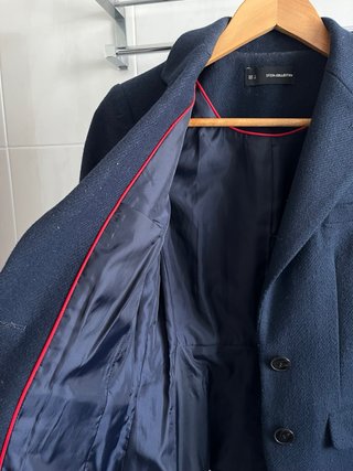 Americana azul mujer