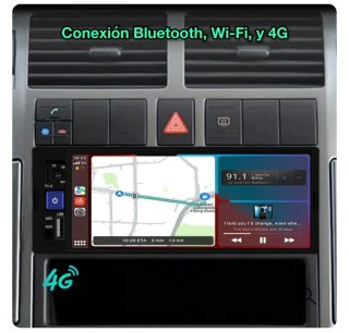Radio Carplay/Android Auto 1 Din Pantalla 5