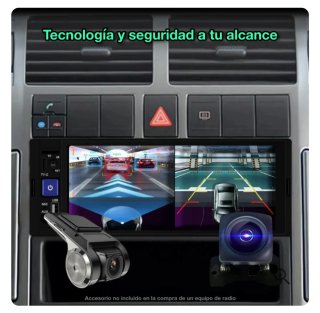 Radio Carplay/Android Auto 1 Din Pantalla 5