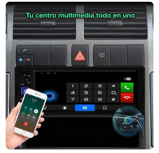 Radio Carplay/Android Auto 1 Din Pantalla 5