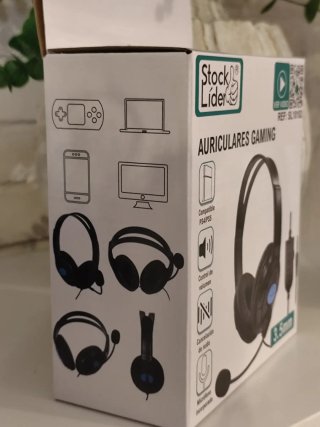 Cascos GAMING de Stock Líder (NUEVOS) - Negros