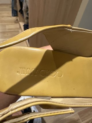 Sandalias Jimmy Choo Cuña Doradas