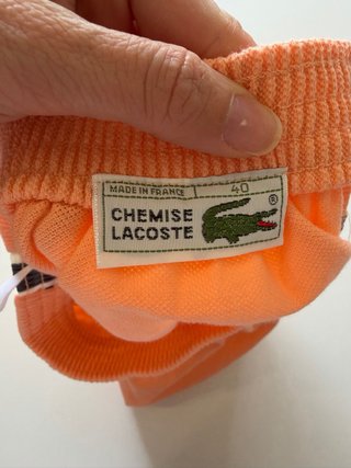Falda Tenis Lacoste Naranja Talla xs