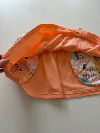 Falda Tenis Lacoste Naranja Talla xs
