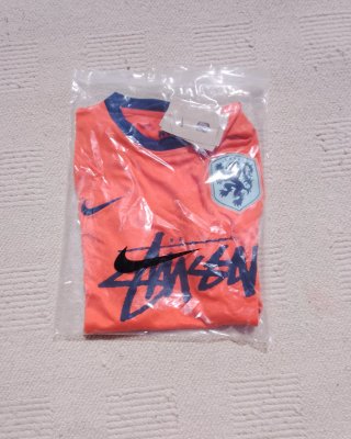 Camiseta Nike Holanda Fútbol Naranja y Azul