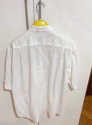 Camicia uomo lino manica corta