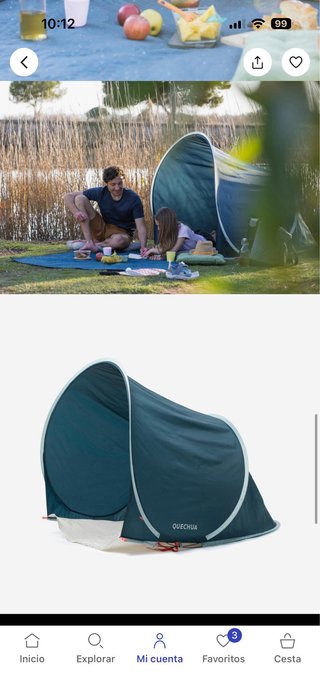 Carpa Quechua 2 Seconds 1P Shelter