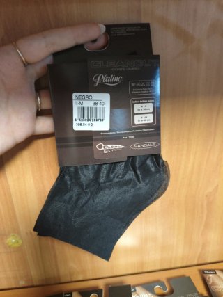 Calcetines Oclean Sandale 15 den Beige