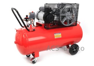 Compresor de Aire Silencioso 150L - 3,5 Hp - 2 Salidas - 09345 - Mader