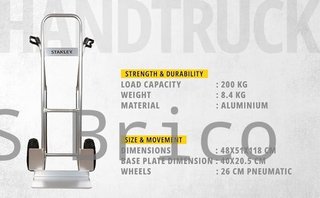 Carretilla Aluminio SXWTC-HT525 - 200KG - Stanley