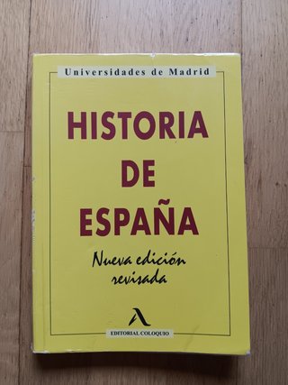 LIBRO HISTORIA DE ESPAÑA 2°BACH