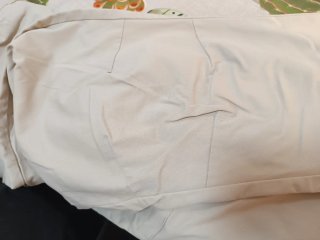 Pantalón juvenil beige con cordones