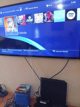 Consola PlayStation 4 Fat Negra