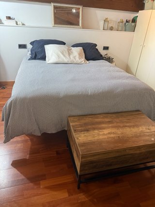 Mesa de centro madera y metal