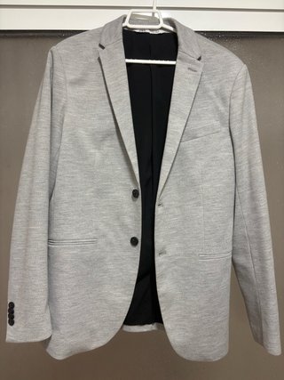 Americana Zara Gris Hombre Verano