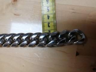 Collar in acciaio inossidabile da uomo stile biker