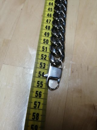 Collar in acciaio inossidabile da uomo stile biker