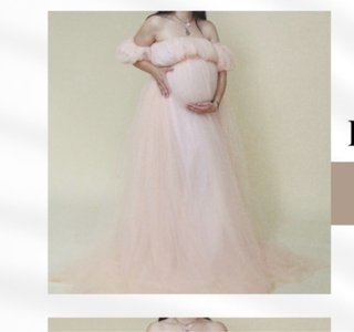 Vestido Maternidad Princesa Rosa