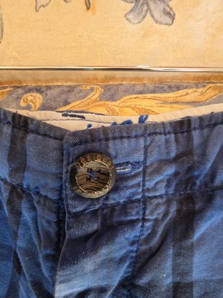 Bermudas Desigual cuadros azules talla 44