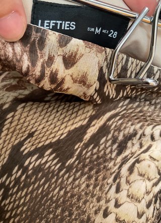 Falda larga estampado serpiente