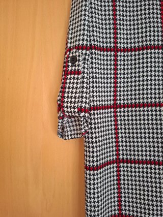 Vestido cuadros rojo y blanco