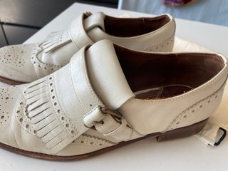 Zapatos Massimo Dutti Piel Blanco