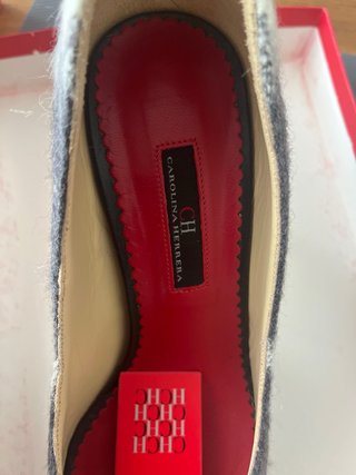 Zapatos de tacón Carolina Herrera cuadros