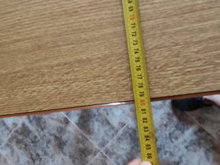 Mesa plegable de madera