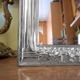 Specchio in Argento 925 degli anni 90 cm 26x36