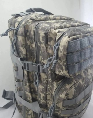 Mochila Militar Camuflaje 45L medida 45x30x30nueva