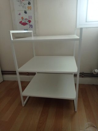 Estantería Metálica IKEA JONAXEL Blanca