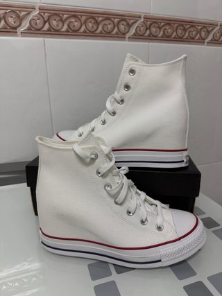 Converse Cuña Blancas Talla 40
