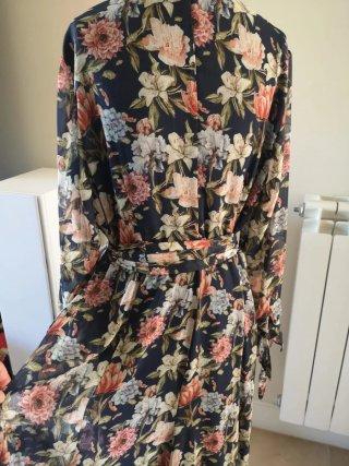Vestido Cortefiel estampado floral talla XL