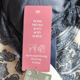 Sujetador de lactancia H&M gris azulado